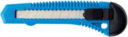 Snijmes Westcott Office 18mm met kunststof houder blauw