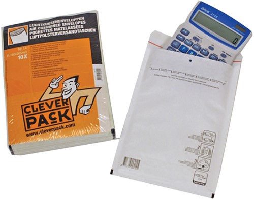 Envelop CleverPack luchtkussen nr11 122.5x175mm wit pak à 10 stuks-2