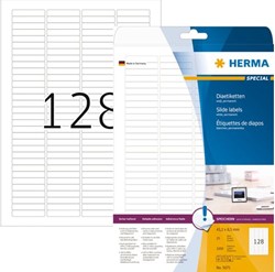Etiket HERMA 5071 43.2x8.5mm dia wit 3200stuks