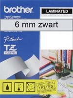 Labeltape Brother P-touch TZE-111 6mm zwart op transparant-3