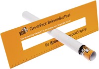 Verzendkoker CleverPack A2 450x500x15 met doppen wit pak à 5 stuks-1
