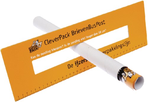 Verzendkoker CleverPack A0 850x500x15 met doppen wit pak à 5 stuks-1