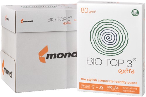 Kopieerpapier BioTop 3 A4 80gr naturel 500 vel