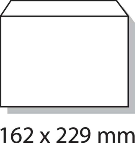Envelop Quantore bank C5 162x229mm zelfklevend wit 25stuks-2