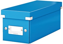 Cd box Leitz WOW Click & Store 143x136x352mm blauw