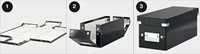Dvd Box Leitz WOW Click & Store 206x147x352mm zwart-2