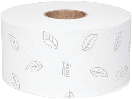 Toiletpapier Tork Mini jumbo T2 premium 3-laags 12x120mtr wit 110255-4