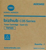 Tonercartridge Minolta Bizhub C35 blauw-2