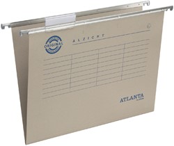 Hangmap Djois Alzicht frontaal A4  recycled V-bodem 312x235mm grijs