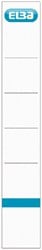 Rug-insteekkaart Elba smal 30x190mm wit 10 stuks