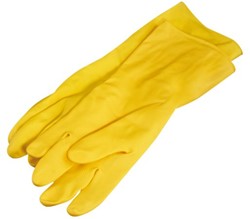 Huishoudhandschoen Felicia geel medium
