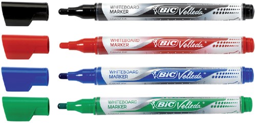 Viltstift Bic Velleda liquid whiteboard rond medium blauw-2
