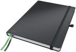 Notitieboek Leitz Complete A4 160blz 100gr lijn zwart