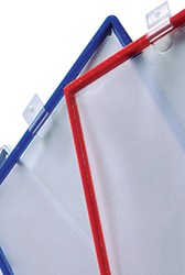 Infotas Flex-O-Frame met ophangring A4 blauw