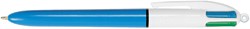 Balpen Bic 4kleuren assorti medium