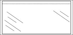 Paklijstenvelop Quantore zelfklevend onbedrukt 225x122mm 1000 stuks