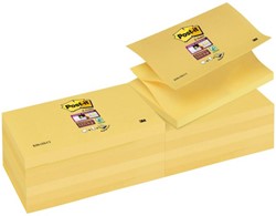 Memoblok 3M Post-it Z-Note S350 Super Sticky 76x127mm geel