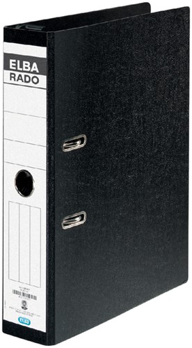 Hangordner Elba Rado 75mm karton zwart gewolkt-3