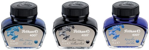 Vulpeninkt Pelikan 4001 30ml blauw/zwart-2