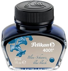 Vulpeninkt Pelikan 4001 30ml blauw/zwart