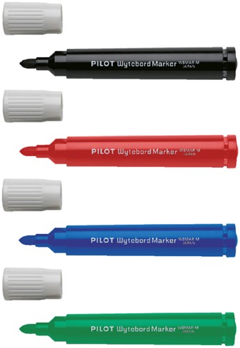 Whiteboardmarker PILOT 5071 WBMAR rond medium rood-2