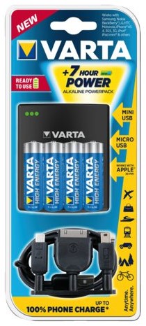 Oplader Power Pack Varta alkaline