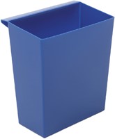 Inzetbak voor vierkante tapse papierbak blauw-1