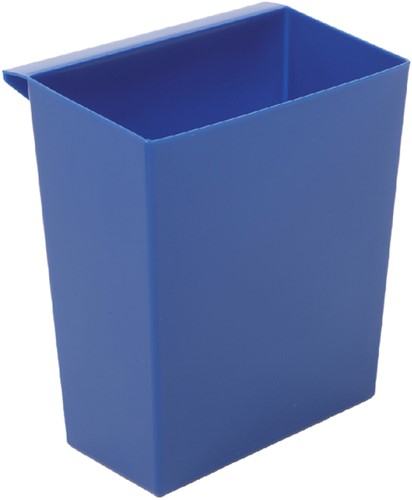 Inzetbak voor vierkante tapse papierbak blauw-1