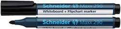 Viltstift Schneider Maxx 290 whiteboard rond 2-3mm zwart