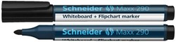 Viltstift Schneider Maxx 290 whiteboard rond zwart 2-3mm