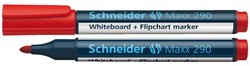 Viltstift Schneider Maxx 290 whiteboard rond rood 2-3mm