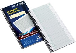 Kilometer registratieboek Atlanta 40x2vel met spiraal
