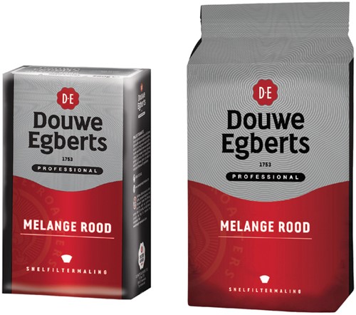Koffie Douwe Egberts snelfiltermaling Melange Rood 1kg-3