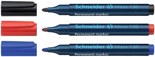 Viltstift Schneider Maxx 130 rond 1-3mm zwart-2