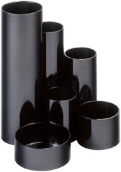Pennenkoker MAUL Tubo zwart 6-vaks Ø15x12.5cm