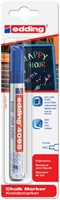 Krijtstift edding 4095 rond 2-3mm blauw blister à 1 stuk