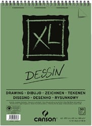 Tekenblok Canson XL Dessin A3 160gram spiraal 50 vel