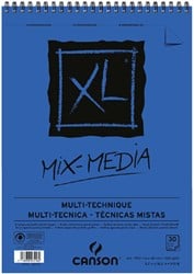 Aquarelblok Canson  XL Mix Media  A3 300gr spiraal 30 vel