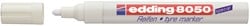 Viltstift edding 8050 banden rond 2-4mm wit