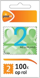 Postzegel Nederland Waarde 2 zelfklevend 100 stuks