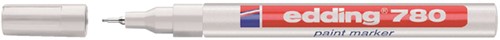 Viltstift Edding 780 lakmarker rond 0.8mm wit blister à 1 stuk-2