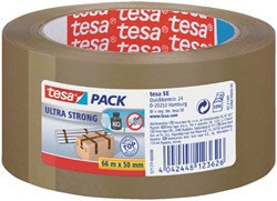 Verpakkingstape tesapack® Ultra Strong 66mx50mm bruin