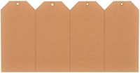 Label karton nr 7 200gr 65x130mm chamois 1000 stuks-2