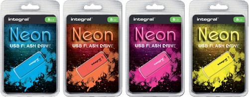 USB-stick 2.0 Integral 32GB neon roze-2