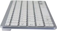 Ergonomisch toetsenbord R-Go Tools Compact Qwerty zilver-wit-2