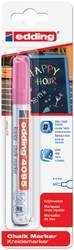 Krijtstift edding 4095 rond 2-3mm neon roze blister à 1 stuk