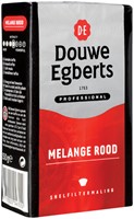 Koffie Douwe Egberts snelfiltermaling Melange Rood 250gr-1