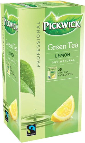 Thee Pickwick Fair Trade green lemon 25x1.5gr-1