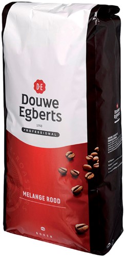 Koffie Douwe Egberts bonen fresh melange Rood 3000gr-3