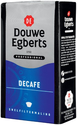 Koffie Douwe Egberts snelfiltermaling decafe 250gr-3